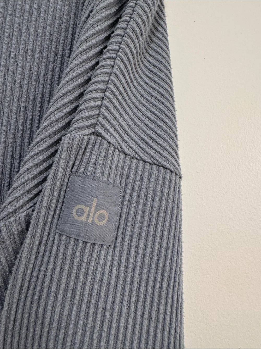 ALO Muse Hoodie and Sweatpants Set - Steel Blue